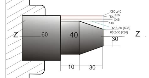 cnc part program for taper turning|g90 taper turning cycle.